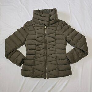Guess - Down Filled Alyssa Winter Puffer Jacket - Olive Green - Medium